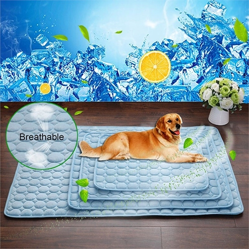 3449016951820.jpg Pet Dog Cat Ice Silk Cold Nest Pad For Cooling In Summer - Image 4