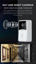 Wireless Security WiFi Smart Doorbell Intercom Video Camera Bell Chime - Image 19