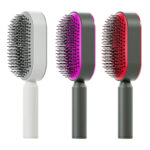 Self Cleaning Hair Brush For Women One-key Cleaning Hair Loss Airbag - Image 3