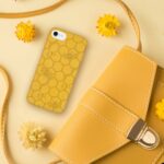 Honey Bee -  Biodegradable phone case - Yellow, Orange and Black - Image 9