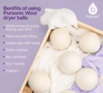 Wool Dryer Balls Bundle - Reusable Laundry Balls Made from Pure New - Image 3