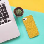 Honey Bee -  Biodegradable phone case - Yellow, Orange and Black - Image 10