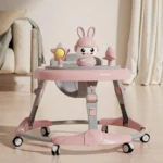7-speed Adjustable Music Multifunctional Anti Rollover Foldable Walker - Image 6