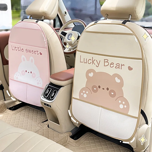 S0c64771dd0e2465fbde20c4b9a20de5as.webp 1PC Car Seat Back Cover Protector for Kids Cartoon Auto Anti Kick Mat - Image 4