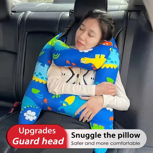 S0f9f92648b6144a7b68cf02a0e016260P.webp 1 Set Cute Kid and Adult Car Sleeping Neck Head Support H-Shape Travel - Image 3