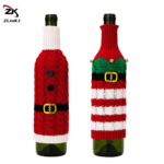 (ZYDD01) 1Pcs Winter Cute Knitted Sweater Wine Bottle Set Champagne