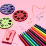 Kids Led Projector Drawing Table Toy Art Drawing Board Painting Set - Image 3