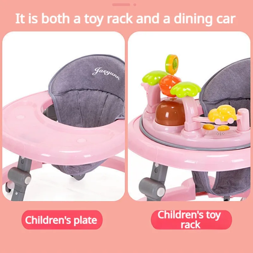 S235b625f0e0344c39856593dd3e19e9cj.webp Baby Activity Walker with Music & Light Removable Footrest Toy Rack - Image 3