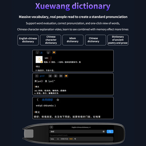 S286875cbe035440f8f60825277d88b31K.webp S65 Pro Scan Translation Pen Dictionary Language Translation Pen - Image 6