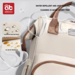 Mommy Bag Lightweight Multifunctional Large Diaper Bag Mom Backpack - Image 3