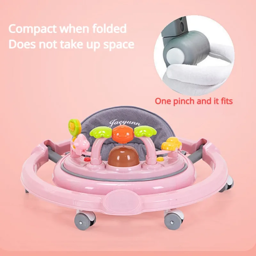 S318186e33ac24790a58249a39f48f39bz.webp Baby Activity Walker with Music & Light Removable Footrest Toy Rack - Image 4