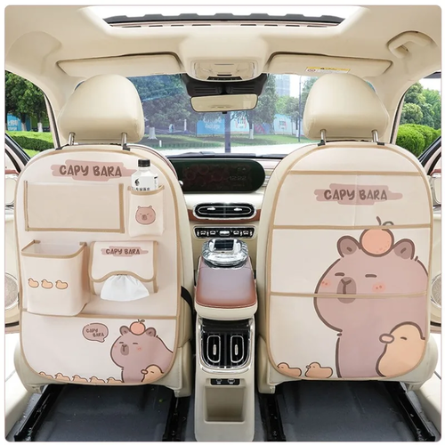 1PC Anti-Child-Kick Pad Car Seat Back Cover Protector for Kids Cartoon