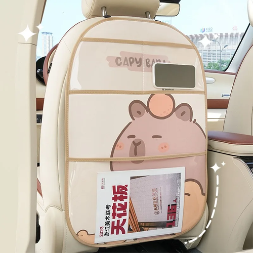 S43e57e0b102f484f83b17dfcd03ffdf8R.webp 1PC Anti-Child-Kick Pad Car Seat Back Cover Protector for Kids Cartoon - Image 3