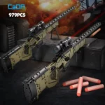 Cada 979Pcs City Technical Police Military Weapon AWM Sniper Rifle - Image 2