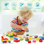 5-6pcs/set Montessori Wooden Toys for Babies Boy Girl Gift Baby - Image 2
