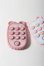 2024 New Baby Teether mobile phone Shape Silicone Teether Teething Toy - Image 2