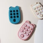 2024 New Baby Teether mobile phone Shape Silicone Teether Teething Toy - Image 5