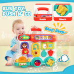Busy Board Montessori Toys for Toddler Aged 2-3 Years, Educational - Image 3