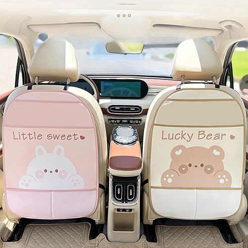 S5749a766a6fa436abf810986d8378f69p.webp 1PC Car Seat Back Cover Protector for Kids Cartoon Auto Anti Kick Mat - Image 2