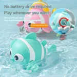3pcs Baby Bath Toy Set - Fun Clown Fish Water Play for Kids Toddlers - Image 4