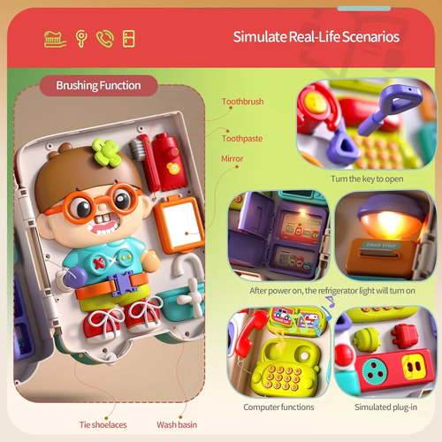 S6b462782430a4b948d9c1f3141ce5febp-1.webp Busy Board Montessori Toys for Toddler Aged 2-3 Years, Educational - Image 5