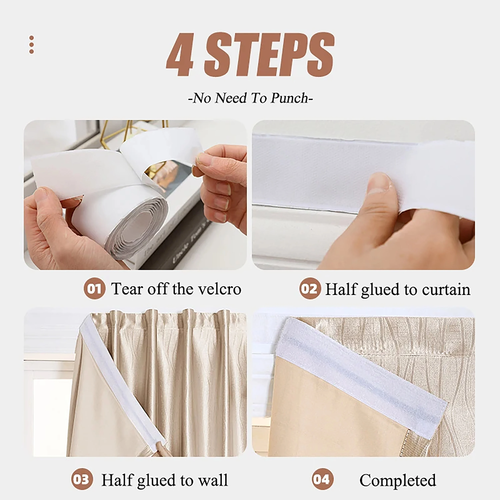 S6d7e42c726844fb2a5c20602f0954f15T.webp 1pcs fashionable cute blackout curtains with star hollow pattern, - Image 4