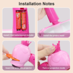 Led Projector Art Drawing Table for Kids Painting Board Desk Arts - Image 3