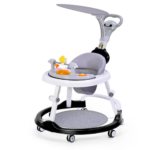 Foldable Baby Walker with Adjustable Heights Activity Center with Easy - Image 6