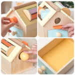 Kids Wooden Montessori House Educational Toy Busy Board Activity - Image 5
