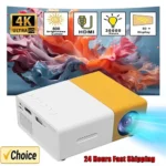 2025 Smart Projector 1000 Lumens, WiFi 6 Bluetooth 5.3, Android 12