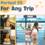 Kids Car Neck Pillow with Seat Belt Safety Sleep Aid Prevent Leaning - Image 5