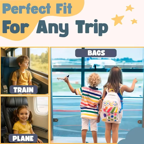 S7e15384b1249495b8c6c2d4869c8bd5de.webp Kids Car Neck Pillow with Seat Belt Safety Sleep Aid Prevent Leaning - Image 5