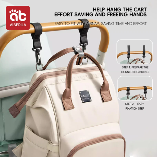 S886eaf279f734c3198e4ffd23c39e4c7Z.webp Mommy Bag Lightweight Multifunctional Large Diaper Bag Mom Backpack - Image 4