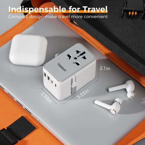 S8aa504b6c3054d75bcd705078c696d14M.webp TESSAN 35W Universal Travel Adapter with 2 USB 2 Type C Built-in 1 USB - Image 6