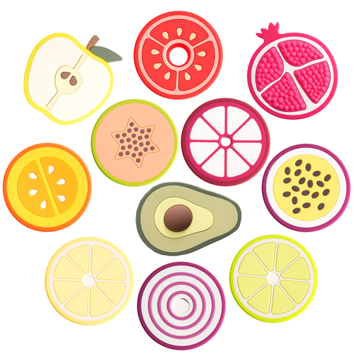 S9933d8b5dc7d4578b31b559039628a5e9.webp Color Kids New 1PCS Baby Silcone Teether Toys Vegetable Fruit Shape - Image 6