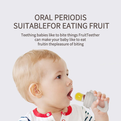 Sba845929cee6478dbdf261d6a2511980L.webp 1 Pc Baby Fruit Feeder Fresh Fruit Vegetable Supplement With Cover - Image 3