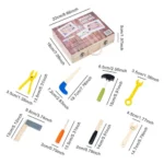 Kids Montessori Tool Set Wooden Tool Kit Toolbox  Educational Toys - Image 6