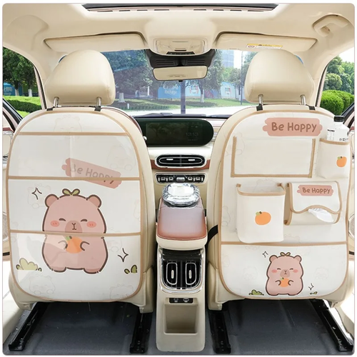 Sc6b9645eebef4d88a37d9eec9f7de910Q.webp 1PC Anti-Child-Kick Pad Car Seat Back Cover Protector for Kids Cartoon - Image 2