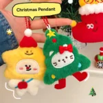 1/8 Pcs Christmas Plush Pendant Versatile Bag Keychain Decorative - Image 5