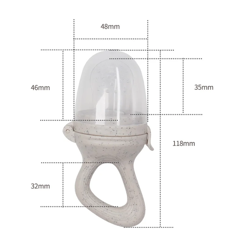 Sd4d1b06c01c545e6b1798c094453005f0.webp 1 Pc Baby Fruit Feeder Fresh Fruit Vegetable Supplement With Cover - Image 6