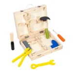 Kids Montessori Tool Set Wooden Tool Kit Toolbox  Educational Toys
