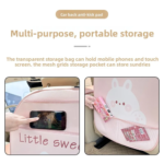 1PC Car Seat Back Cover Protector for Kids Cartoon Auto Anti Kick Mat - Image 5