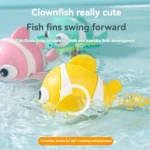 3pcs Baby Bath Toy Set - Fun Clown Fish Water Play for Kids Toddlers - Image 3