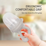 1 Pc Baby Fruit Feeder Fresh Fruit Vegetable Supplement With Cover - Image 4