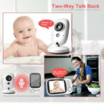 VB603 Video Baby Monitor 2.4G Wireless With 3.2 Inches LCD 2 Way Audio - Image 2