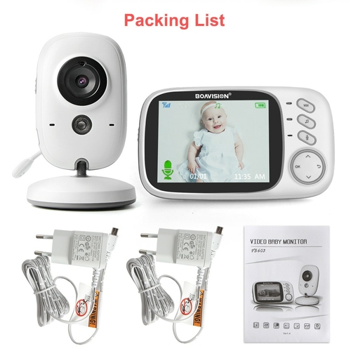 VB603-Video-Baby-Monitor-2-4G-Wireless-With-3-2-Inches-LCD-2-Way-Audio-Talk-5.jpg VB603 Video Baby Monitor 2.4G Wireless With 3.2 Inches LCD 2 Way Audio - Image 6