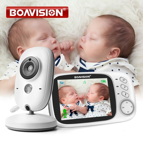 VB603 Video Baby Monitor 2.4G Wireless With 3.2 Inches LCD 2 Way Audio