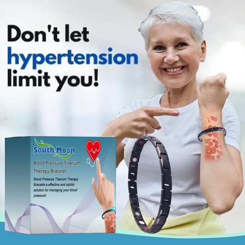 South Moon Blood Pressure Titanium Therapy Bracelet