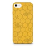Honey Bee -  Biodegradable phone case - Yellow, Orange and Black - Image 11