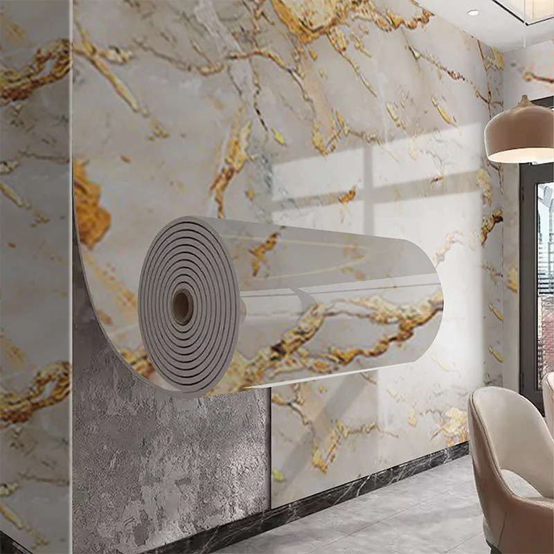 A329af03f9d554e31abccfcd0d7e382beD.webp Waterproof Moisture Proof Wall Sticker Self Adhesive Wallpaper Home Decor Essential Suitable for Bathroom Living room Kitchen - Image 1